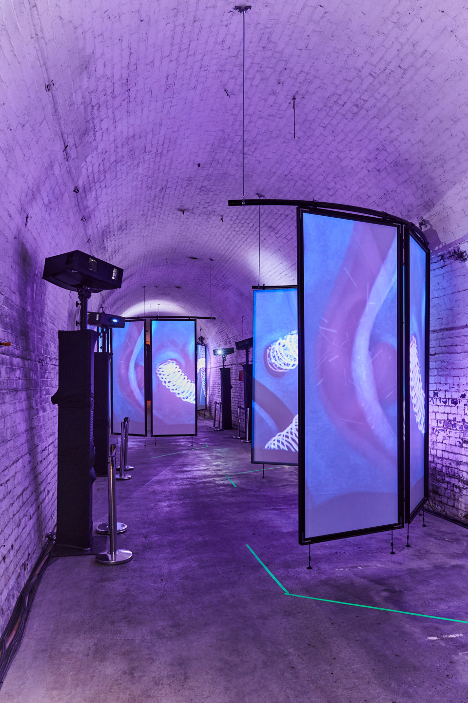 ShowTex RP Grey Plus, PolyMolton for Sleeps Hill Tunnel - Adelaide Fringe Festival