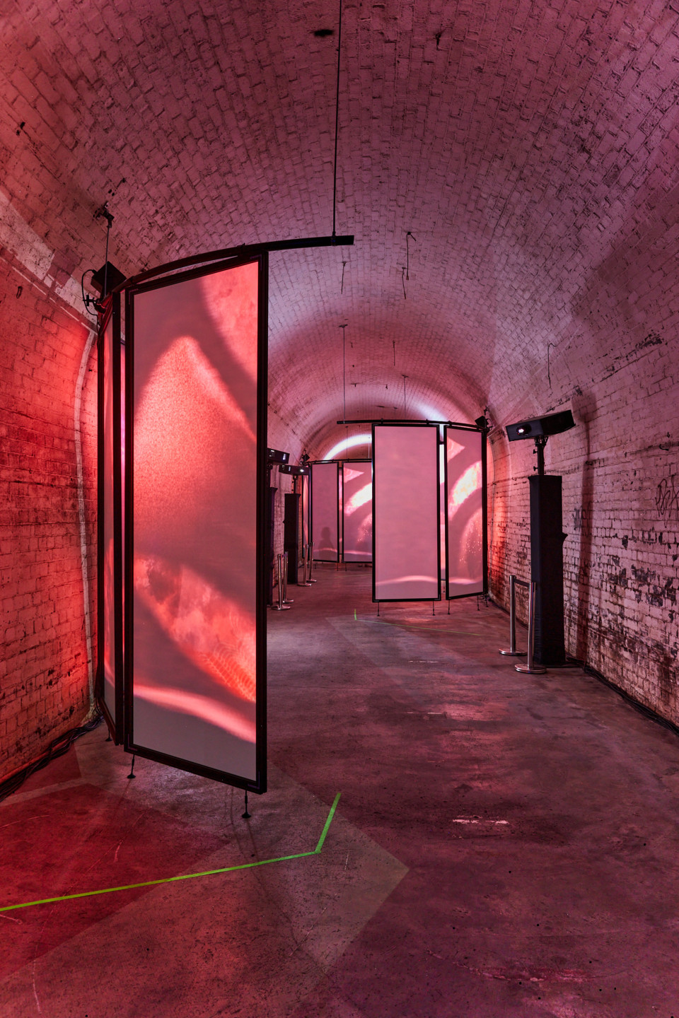 ShowTex RP Grey Plus, PolyMolton for Sleeps Hill Tunnel - Adelaide Fringe Festival
